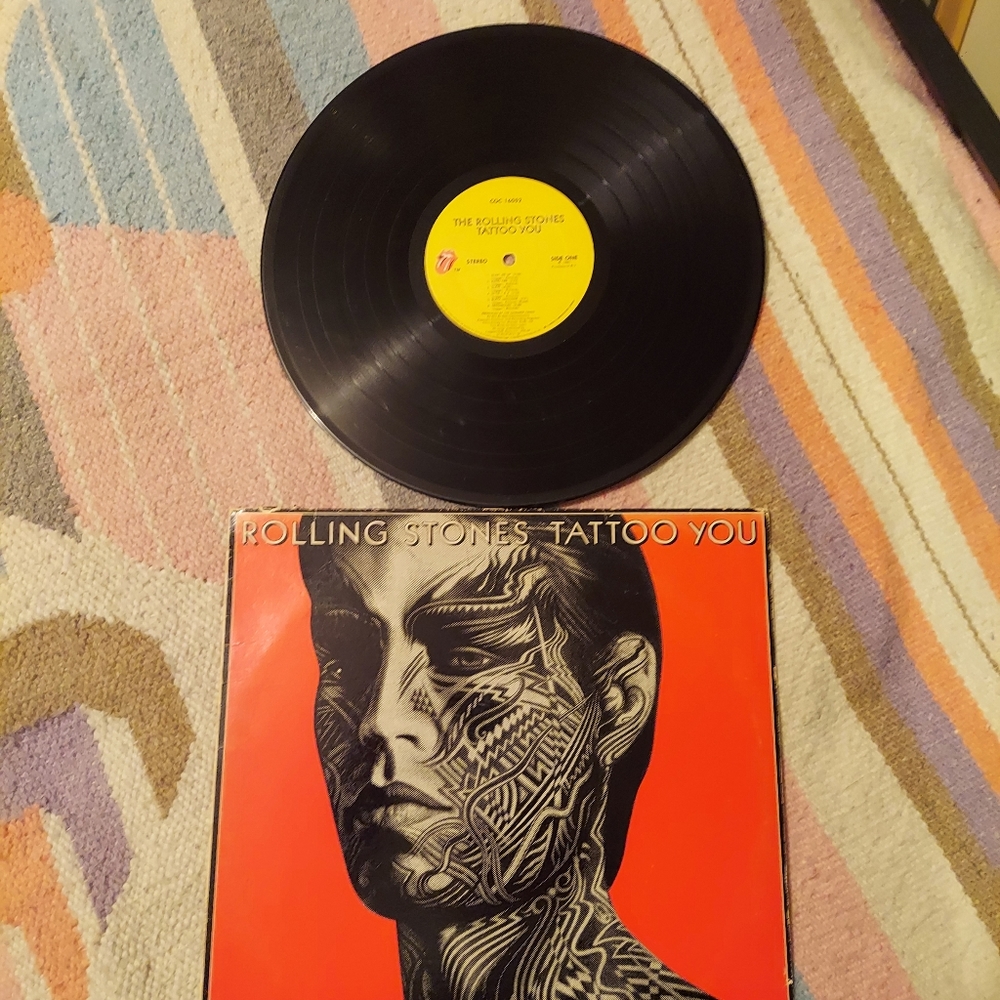Vintage Rolling Stones Tattoo You Vinyl Record Album
